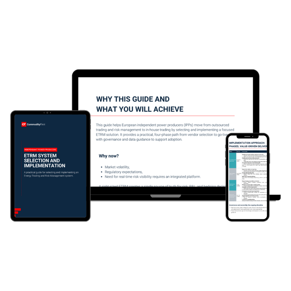 ETRM SYSTEM SELECTION AND IMPLEMENTATION